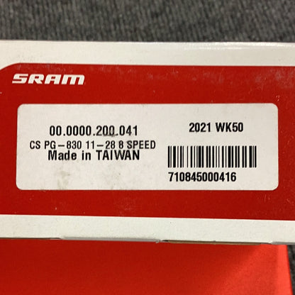 SRAM PG-830 Cassette - 8 Speed 11-28t Silver