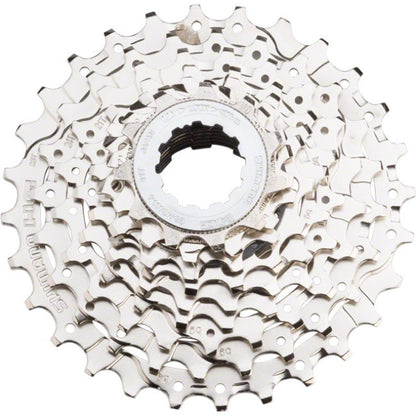 Shimano Alivio CS-HG400 Cassette - 9 Speed, 11-28t, Silver, Nickel Plated