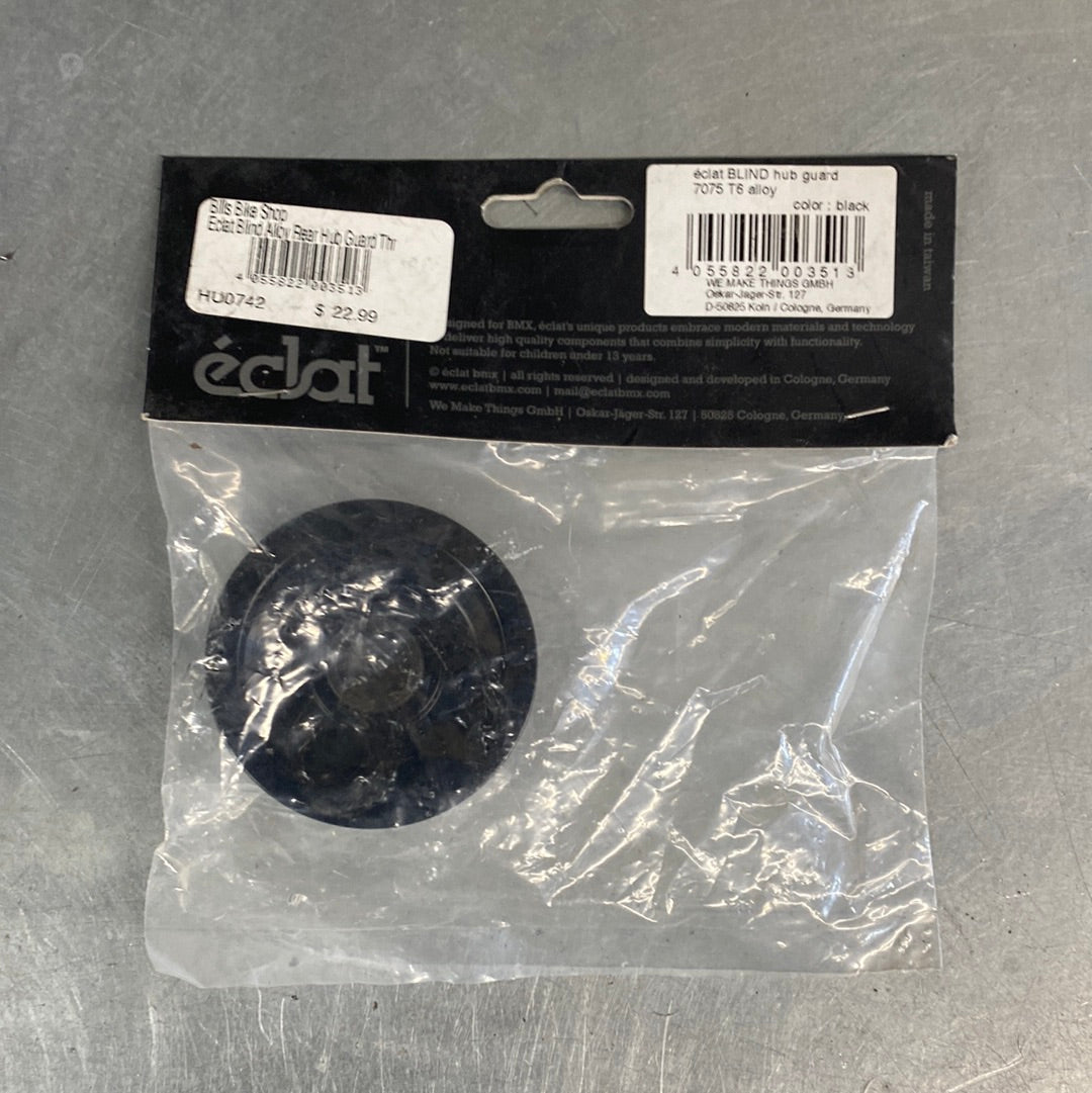 Eclat Blind Alloy Rear Hub Guard Threadless Black