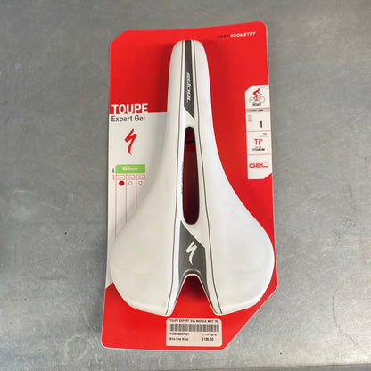 TOUPE EXPERT GEL SADDLE WHT 15 155mm