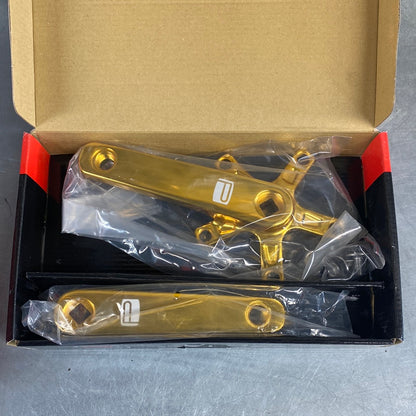 Promax SQ-1 Square Taper JIS Cold Forged Crank Arms 135mm Gold