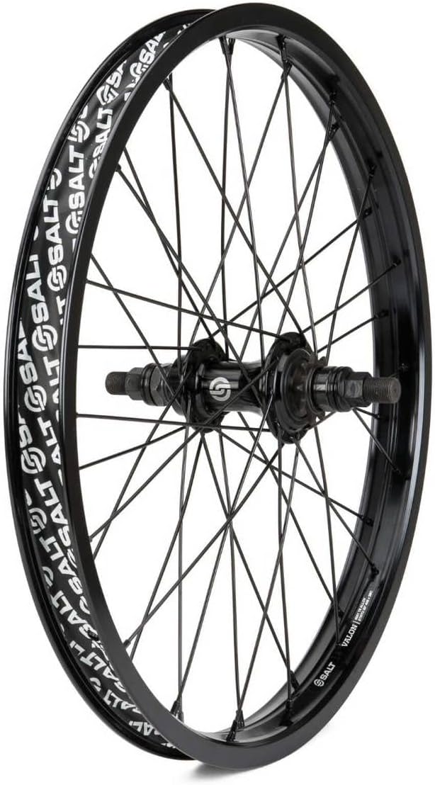 Salt Rookie Rear Wheel - 20", 14 x 110mm, Rim Brake, Cassette, Black, Clincher