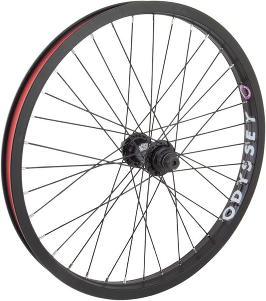 Odyssey Quadrant Front Wheel - 20 3/8 x 100mm Rim Brake Black Clincher