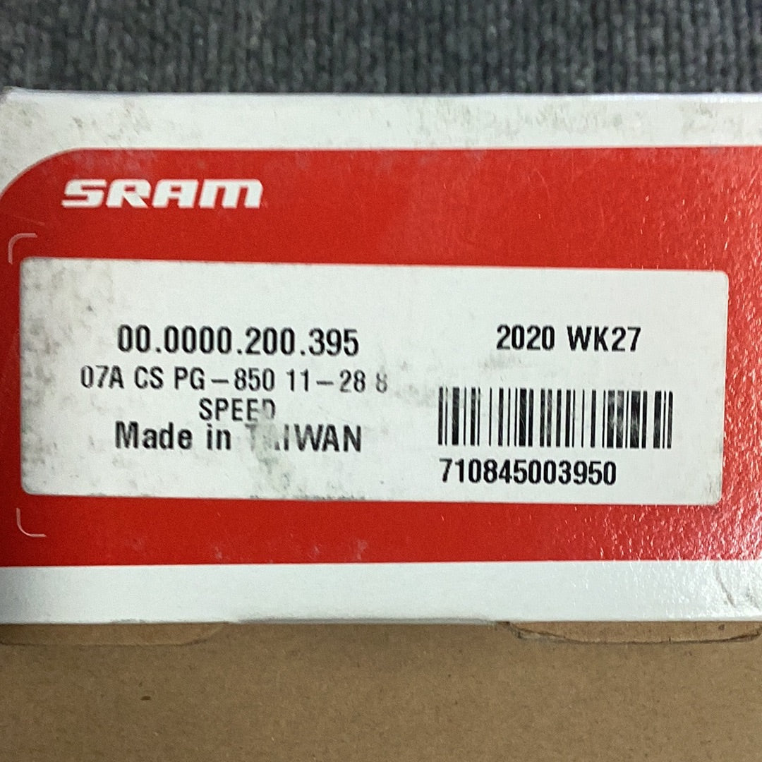 SRAM PG-850 Cassette - 8 Speed 11-28t Silver