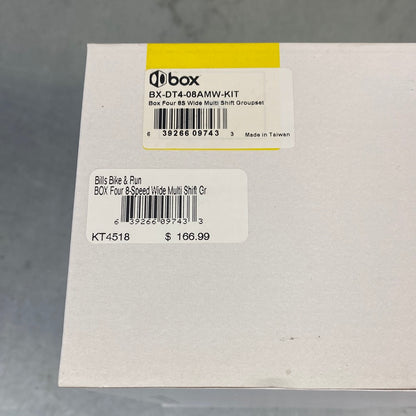 BOX Four 8-Speed Wide Multi Shift Groupset - Includes Wide Rear Derailleur 11-42t Cassette Multi Shift Shifter 8-Speed Chain