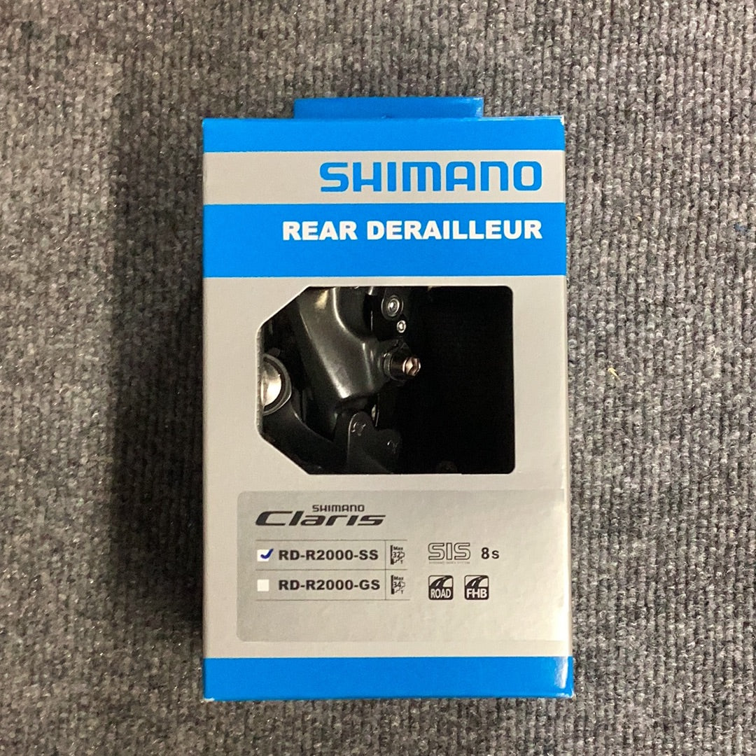 Shimano Claris Rd R2000 Ss Rear Derailleur 8 Speed Short Cage Blac Bills Bike And Snow