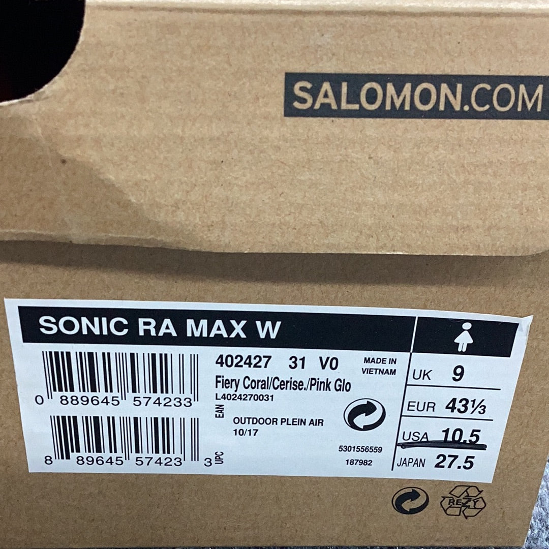 Sonic RA Max W  Coral/Cerise/Pink 10.5