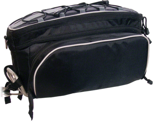 Banjo Brothers Rack Top Pannier Bag - Black