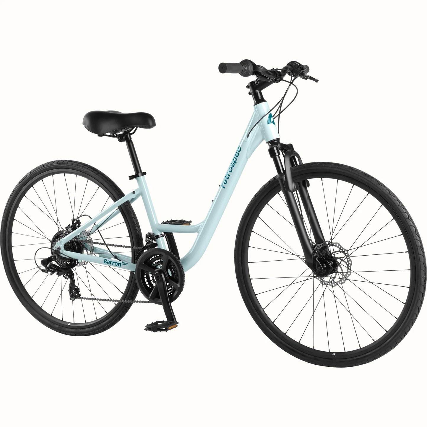 Barron Plus Comfort Hybrid Bike - 21-Speed - Step Through