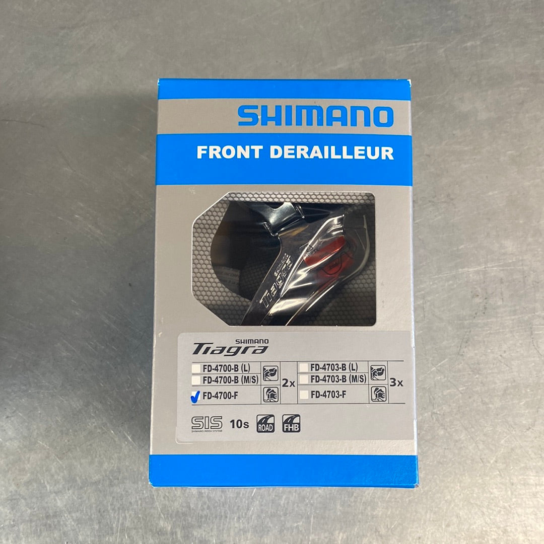 Shimano Tiagra FD-4700 10-Speed Double Braze-On Front Derailleur