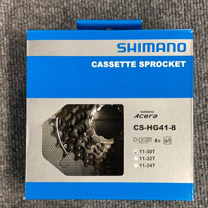 Shimano CS-HG41 Cassette - 8-Speed, 11-30t, Silver