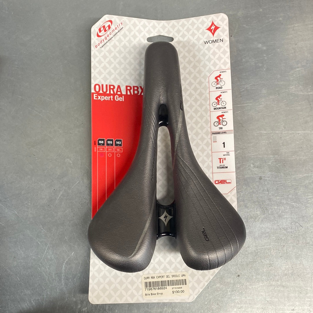 Specialized Oura RBX Expert Gel Saddle Charcoal168mm