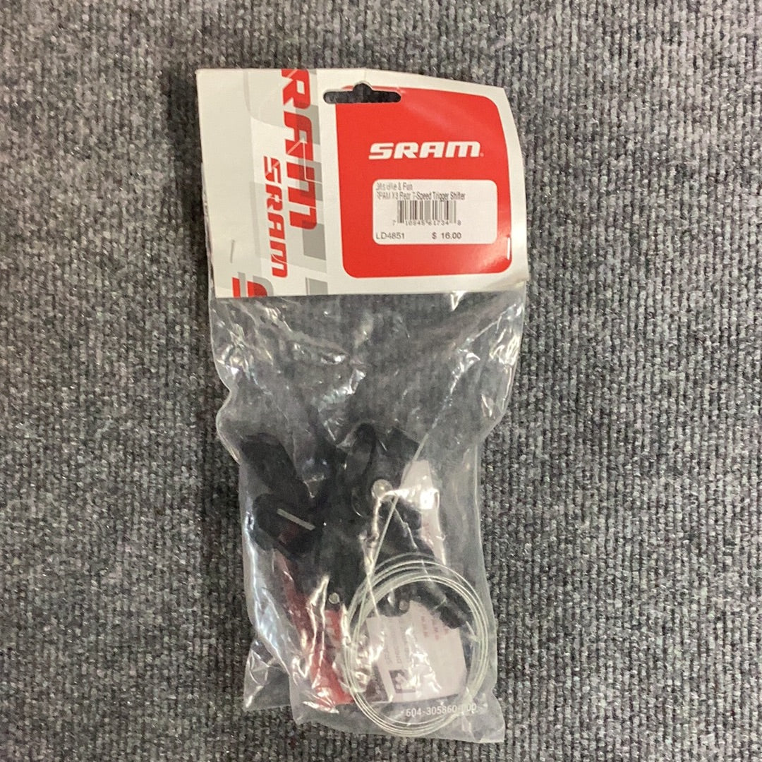 SRAM X3 Rear 7-Speed Trigger Shifter