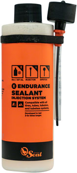 Orange Seal Endurance Tubeless Tire Sealant with Twist Lock Applicator - 8oz