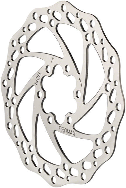 Promax S1 Sport Disc Brake Rotor - 140mm, 6-Bolt, Silver