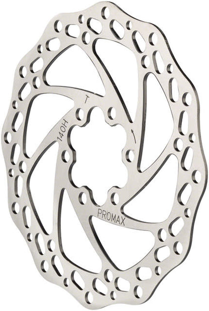 Promax S1 Sport Disc Brake Rotor - 140mm, 6-Bolt, Silver