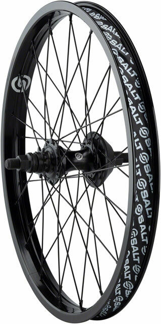 Salt EX Rear Wheel - 20", 14 x 110mm, Rim Brake, Cassette, Black, Clincher